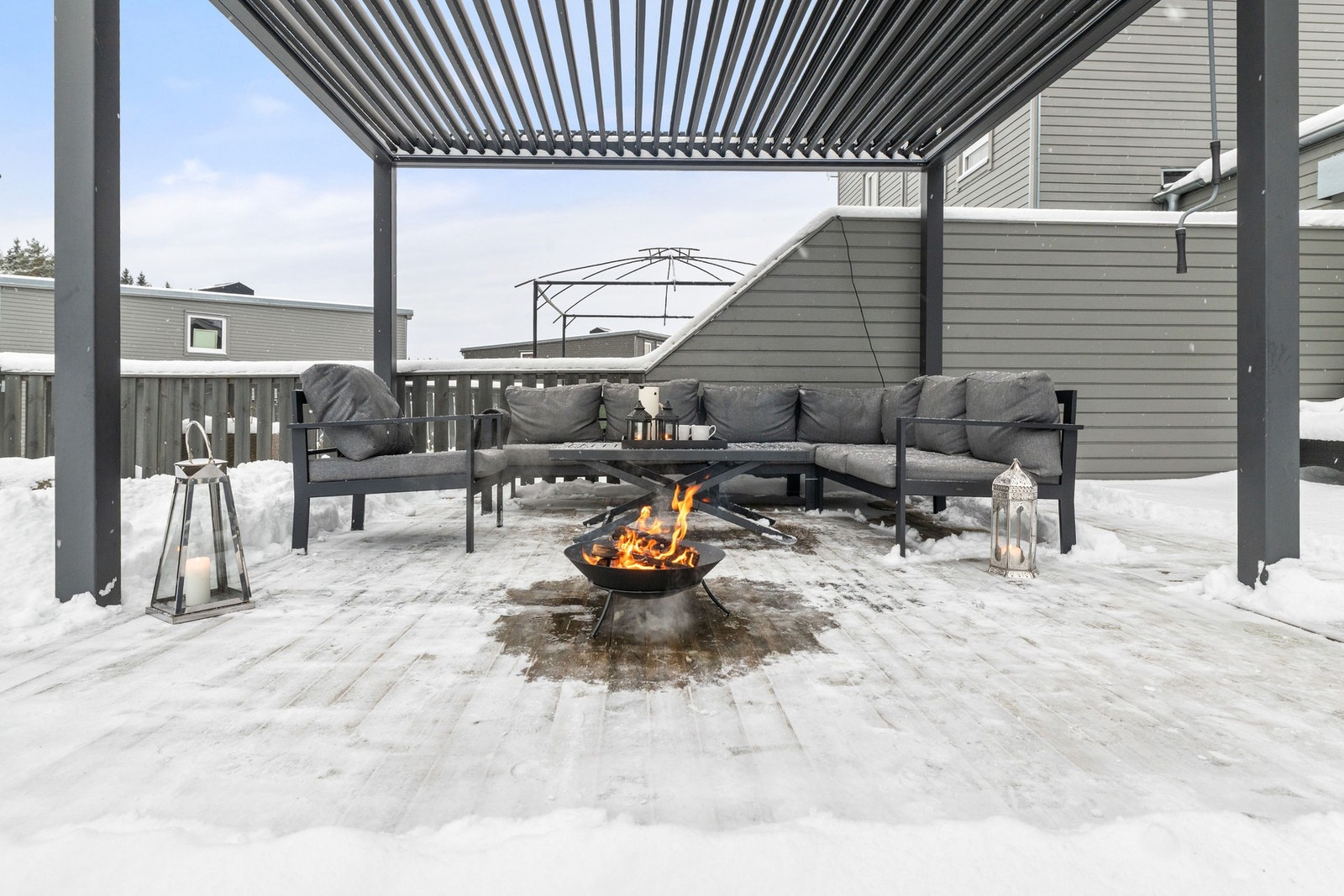 Her er det god plass til innredning i forskjellige soner Galleribilde