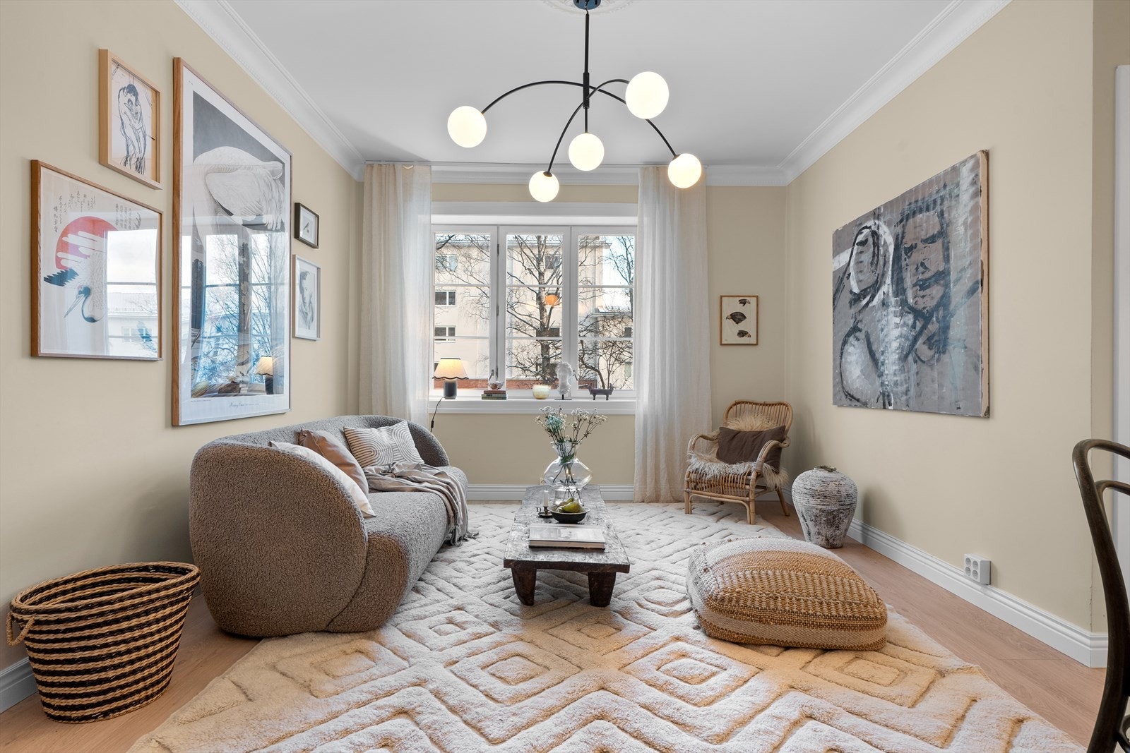 Leiligheten har ikke vært bebodd etter gjennomført oppussing. Galleribilde