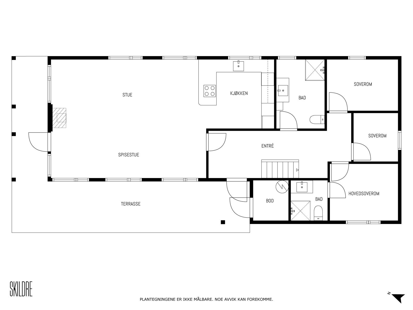 Plantegning Galleribilde