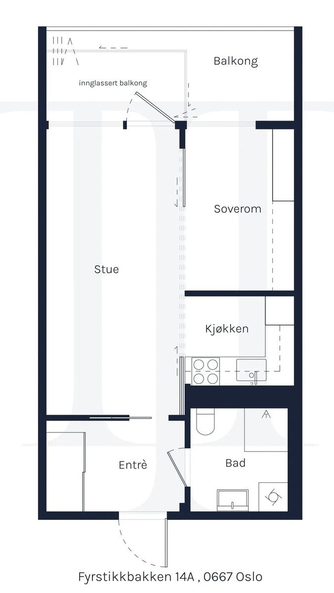 Plantegning Galleribilde