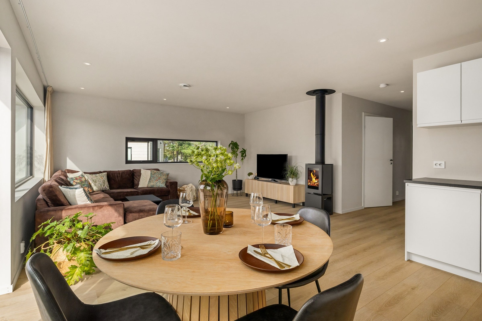 Her kan venner og familie samles til koselige måltider Galleribilde