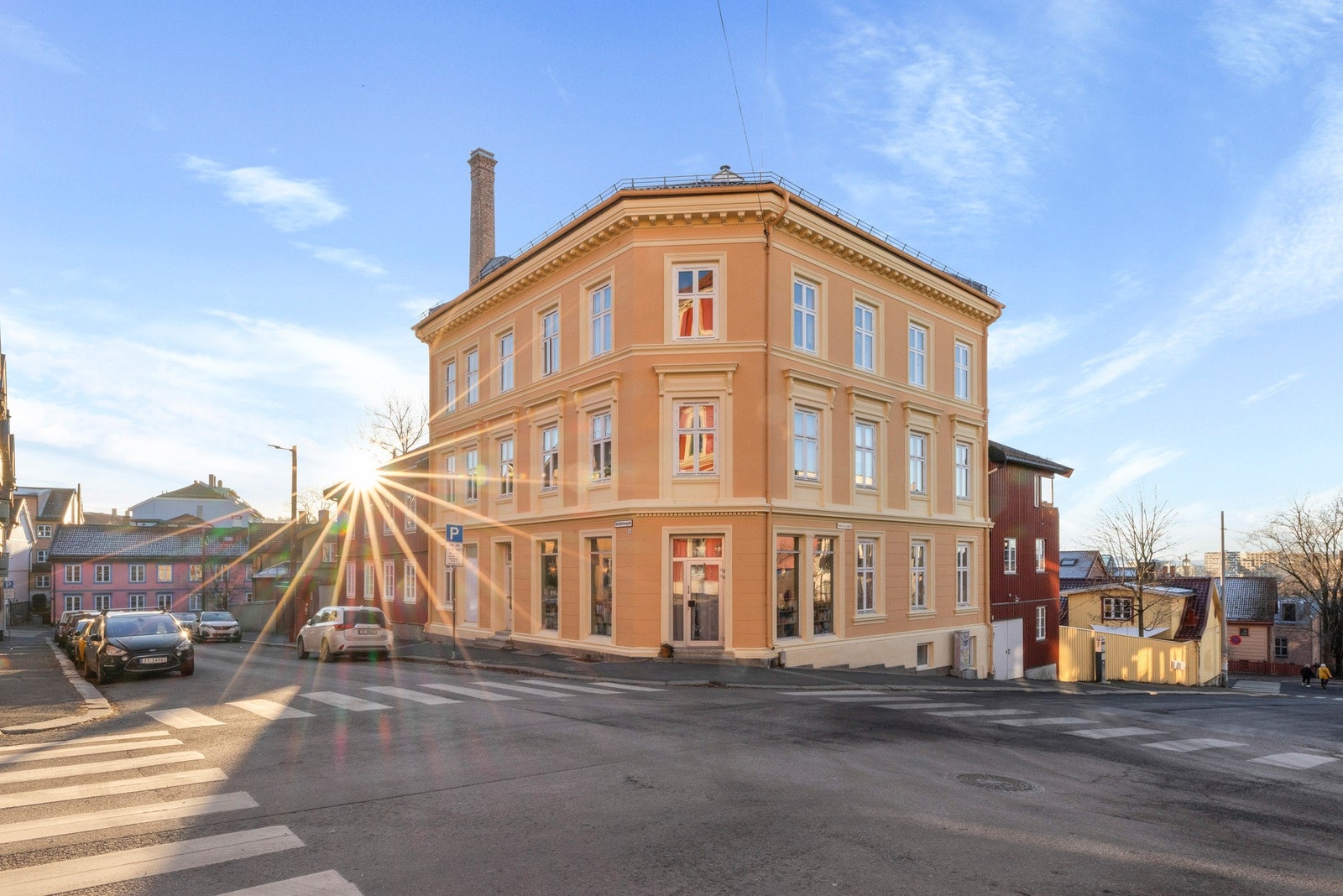 Leiligheten ligger attraktivt til på populære Kampen. Galleribilde