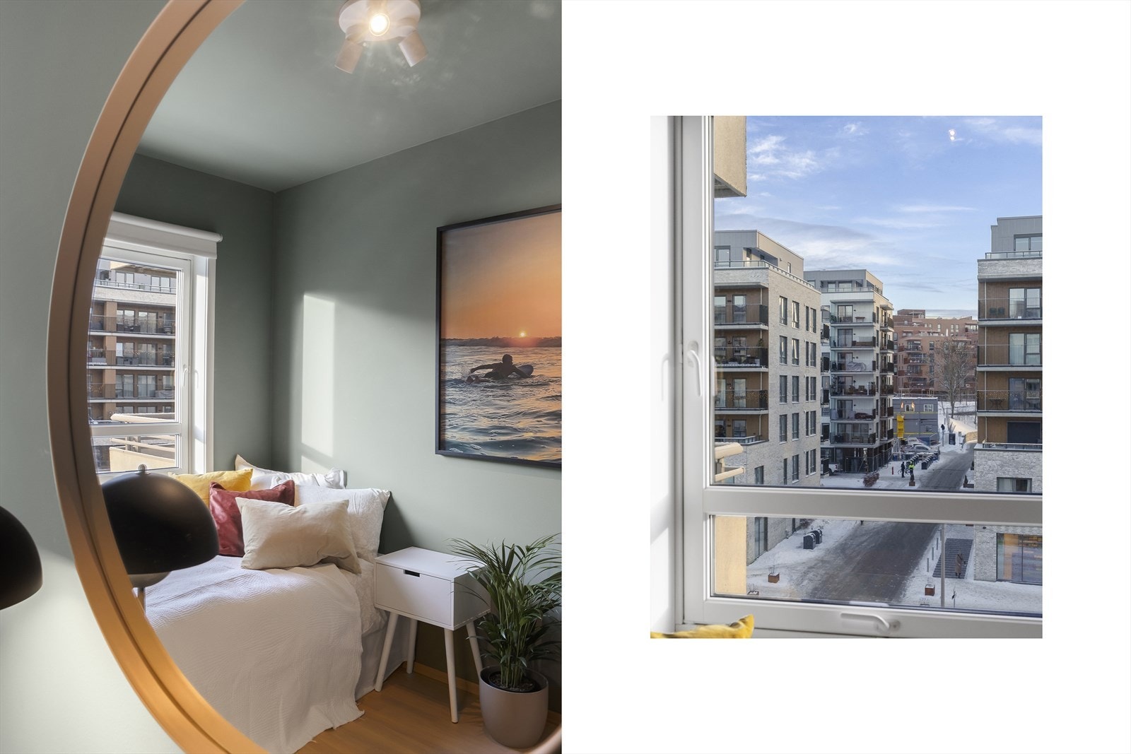 Her også er parkettgulvet slipt og behandlet i 2024, og rommet er overflatebehandlet samme år. Galleribilde