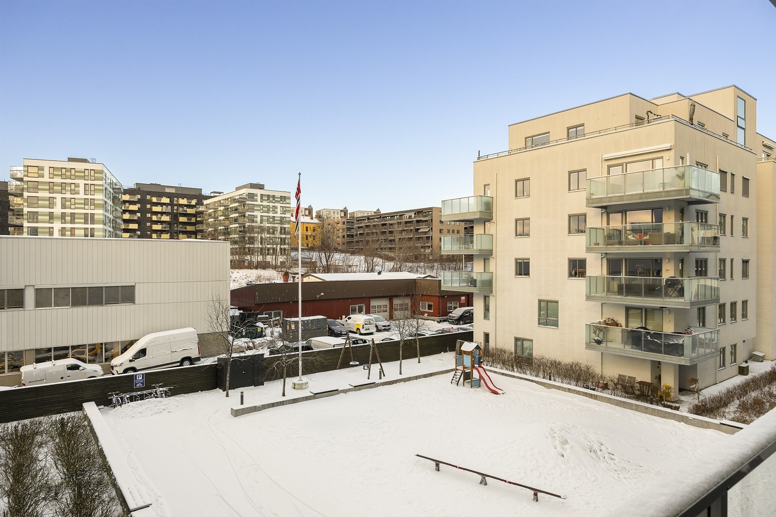 Hyggelige fellesområder til glede for beboerne i borettslaget. Galleribilde