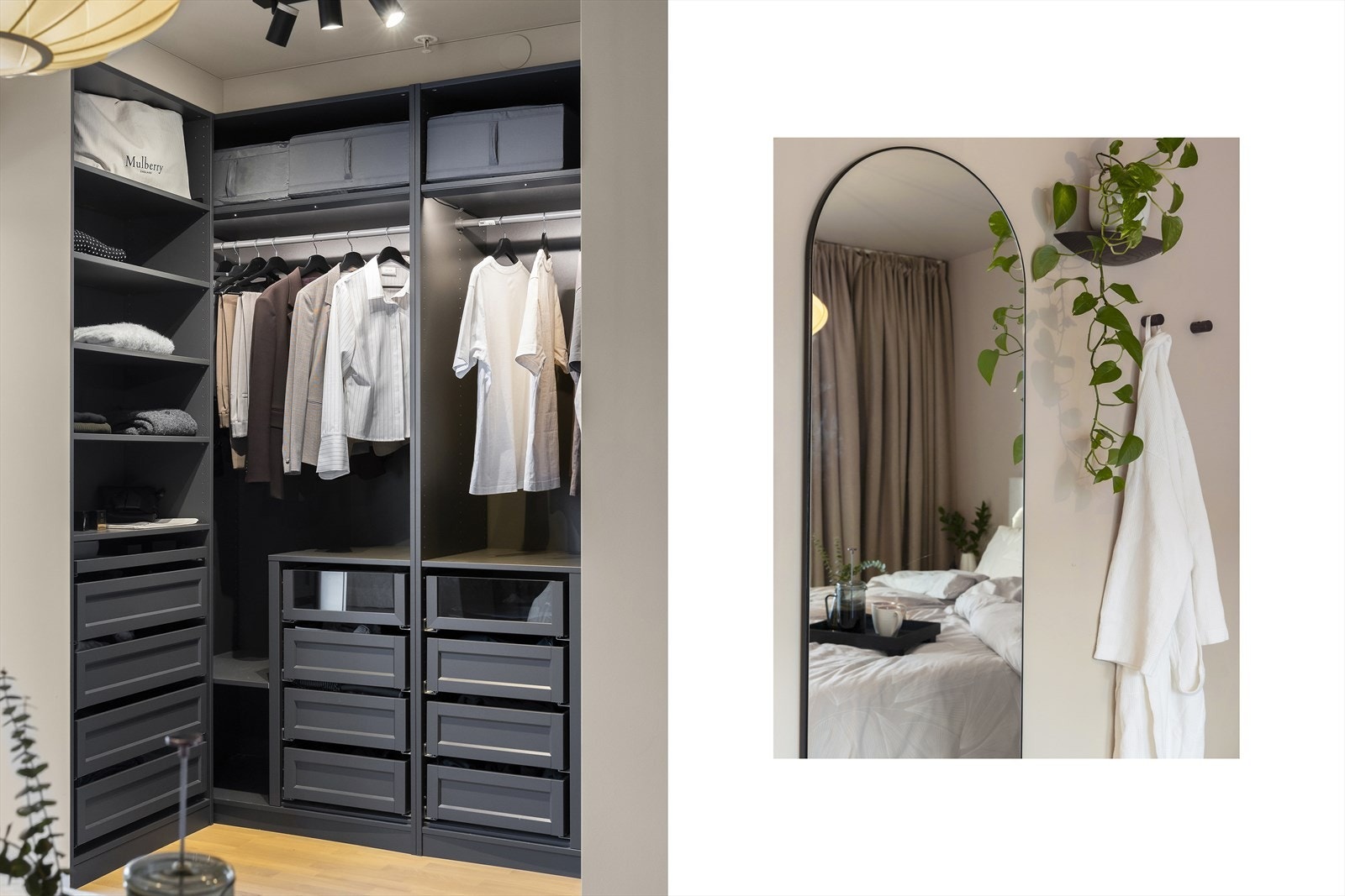 I 2024 ble det montert nytt, integrert klesskap som gir rikelig med oppbevaringsplass og et ryddig uttrykk. Galleribilde