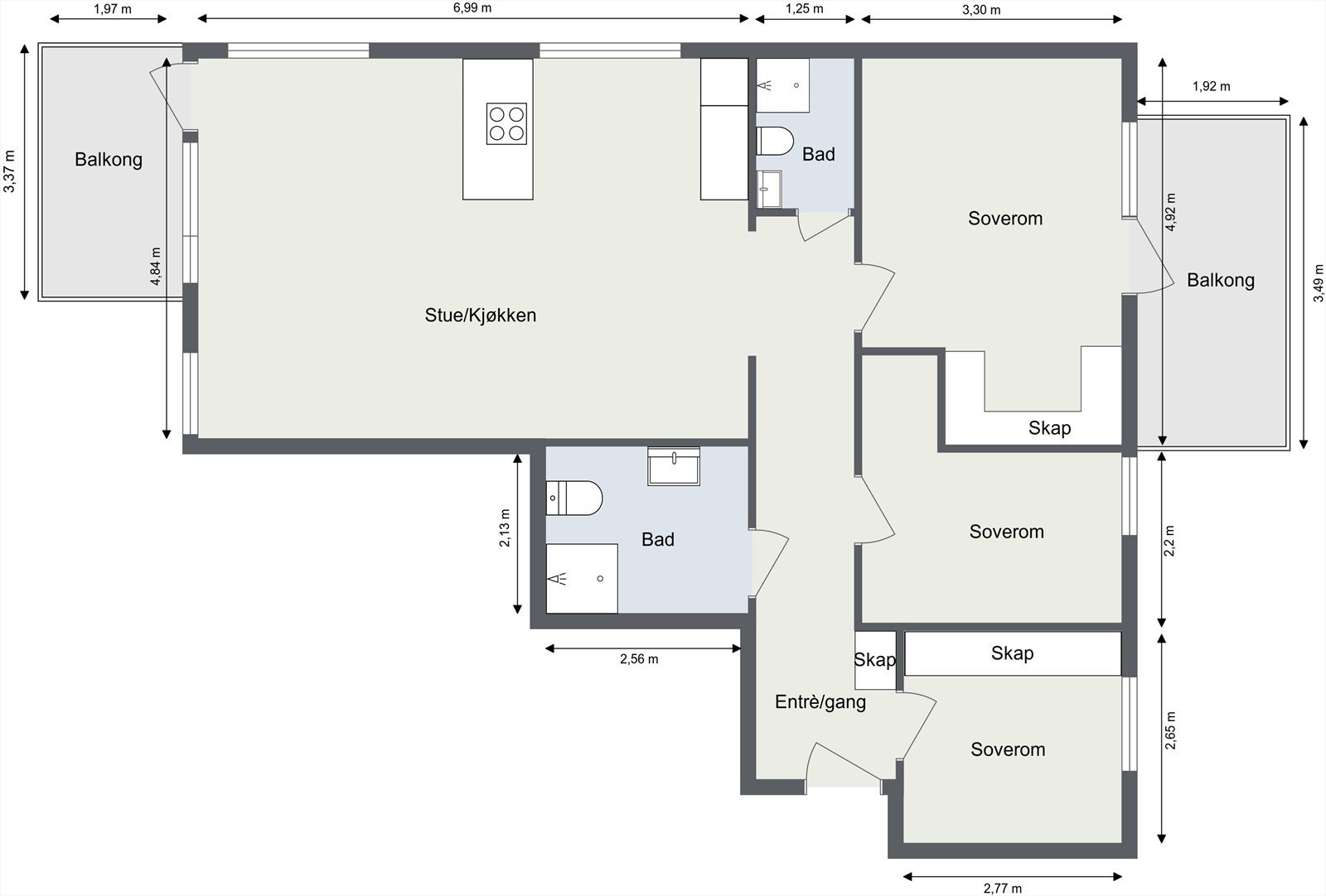 Plantegning. Galleribilde