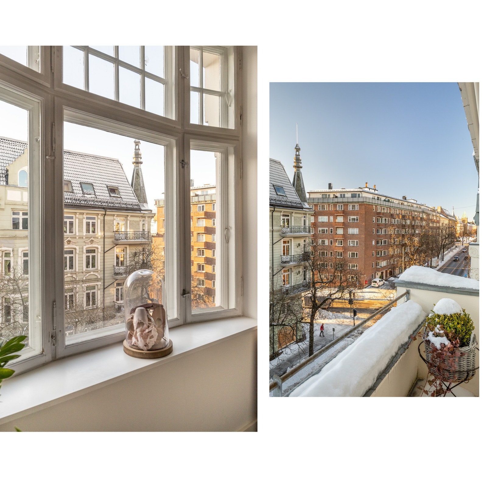 Det er utgang til balkong på 4 kvm fra kjøkkenet. Galleribilde