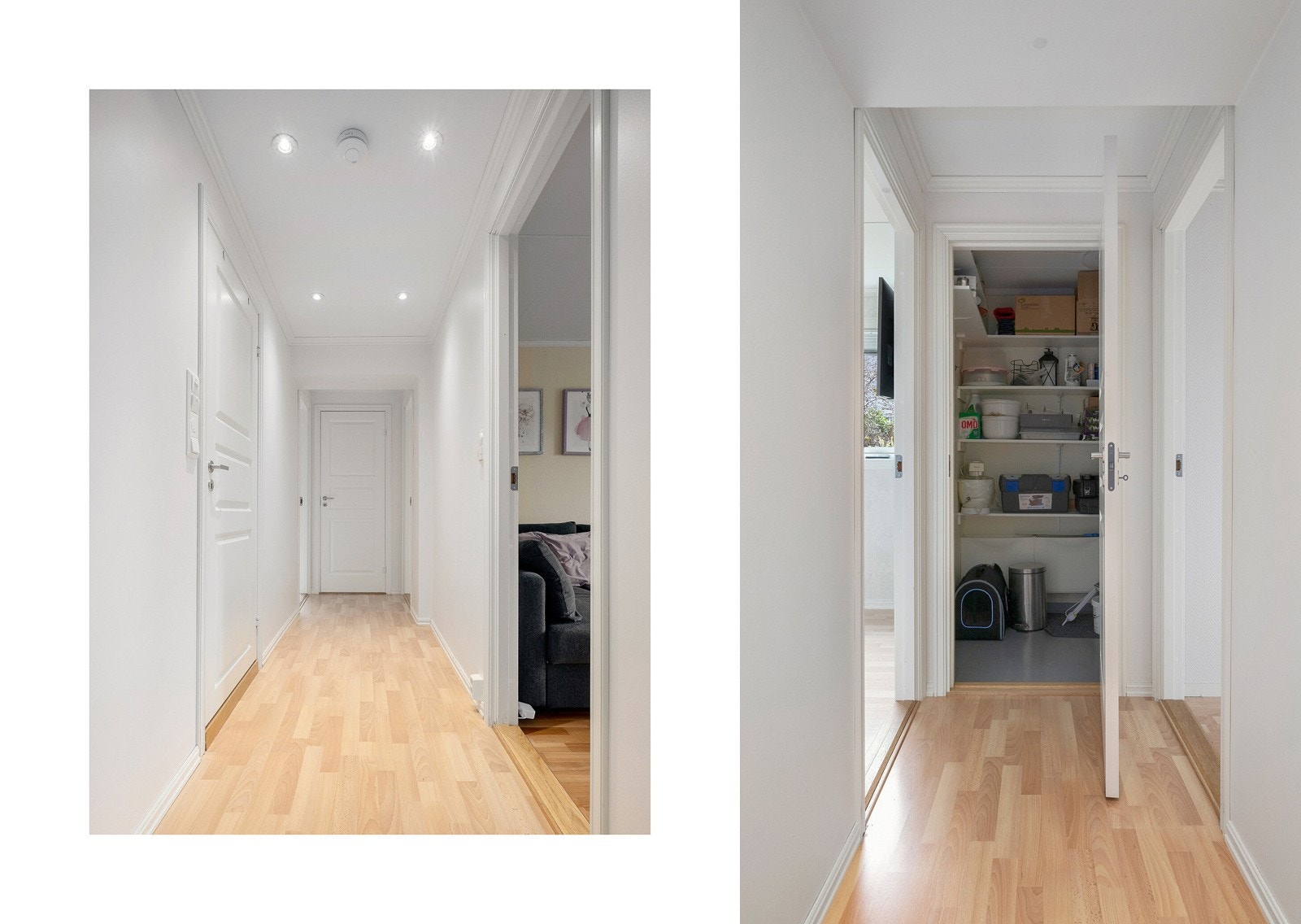 Gulvvarme i enkelte rom samt mellomgangen Galleribilde