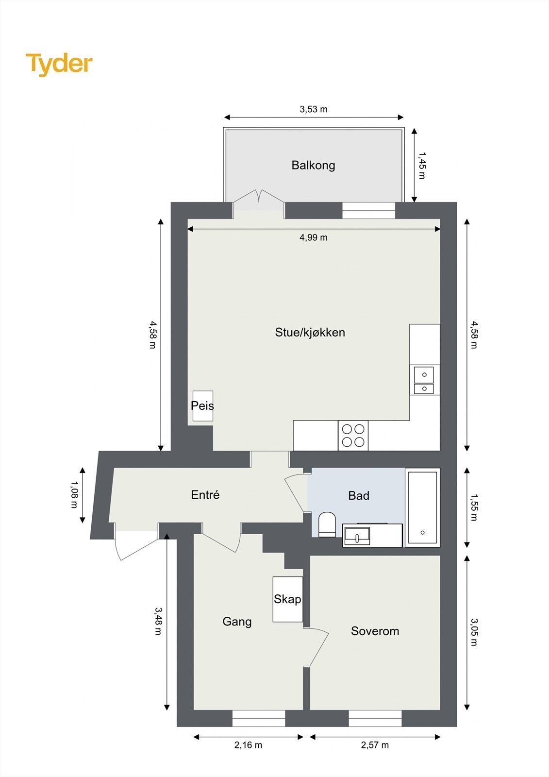 Plantegning. Galleribilde