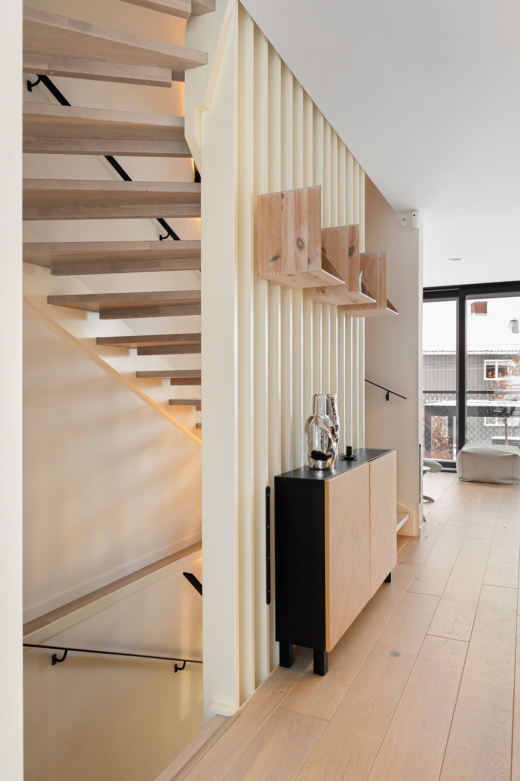 La oss følge det lyse trappeløpet opp og se på soverommene. Galleribilde