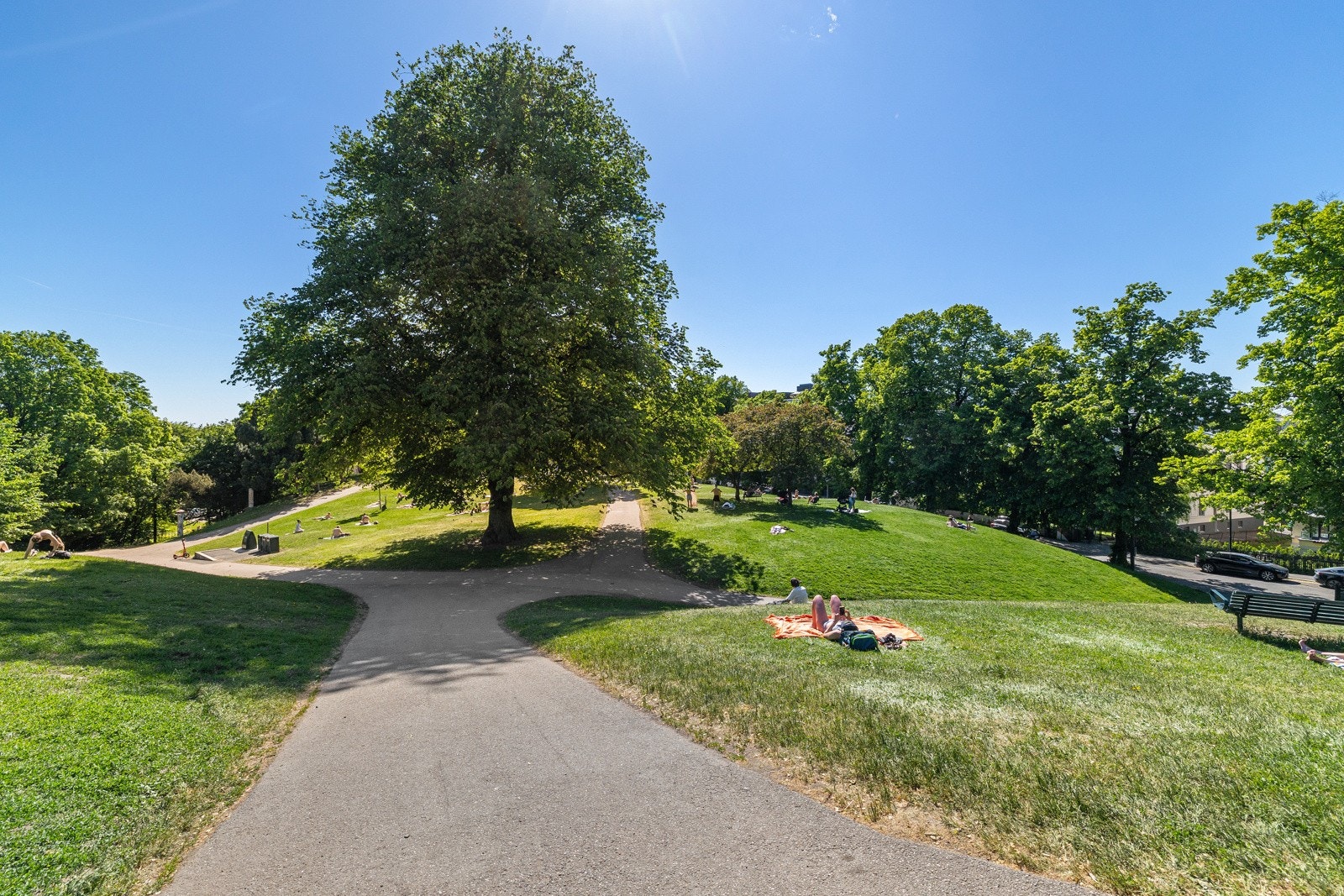 Leiligheten ligger i et urbant, populært og særdeles sentralt boligområde i Homansbyen i Oslo, rett ved alle bymessige fasiliteter og gode rekreasjonsområder. Galleribilde