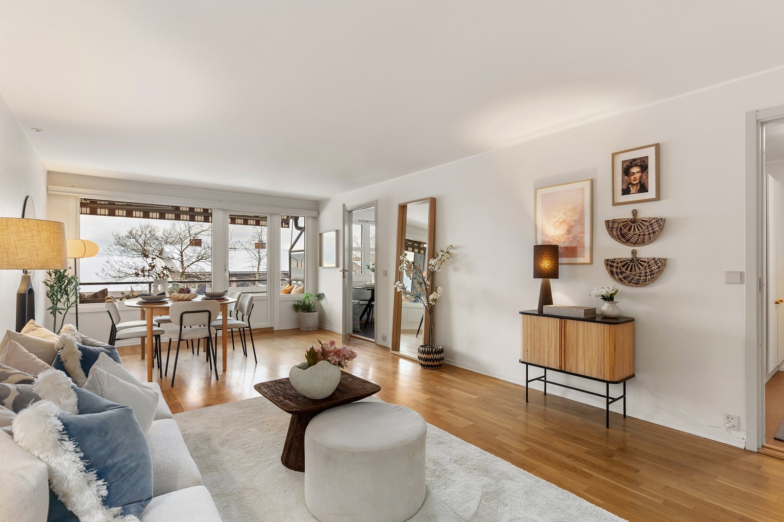 Leiligheten har god praktisk planløsning. Foto: Petter Tanum Larsen Galleribilde