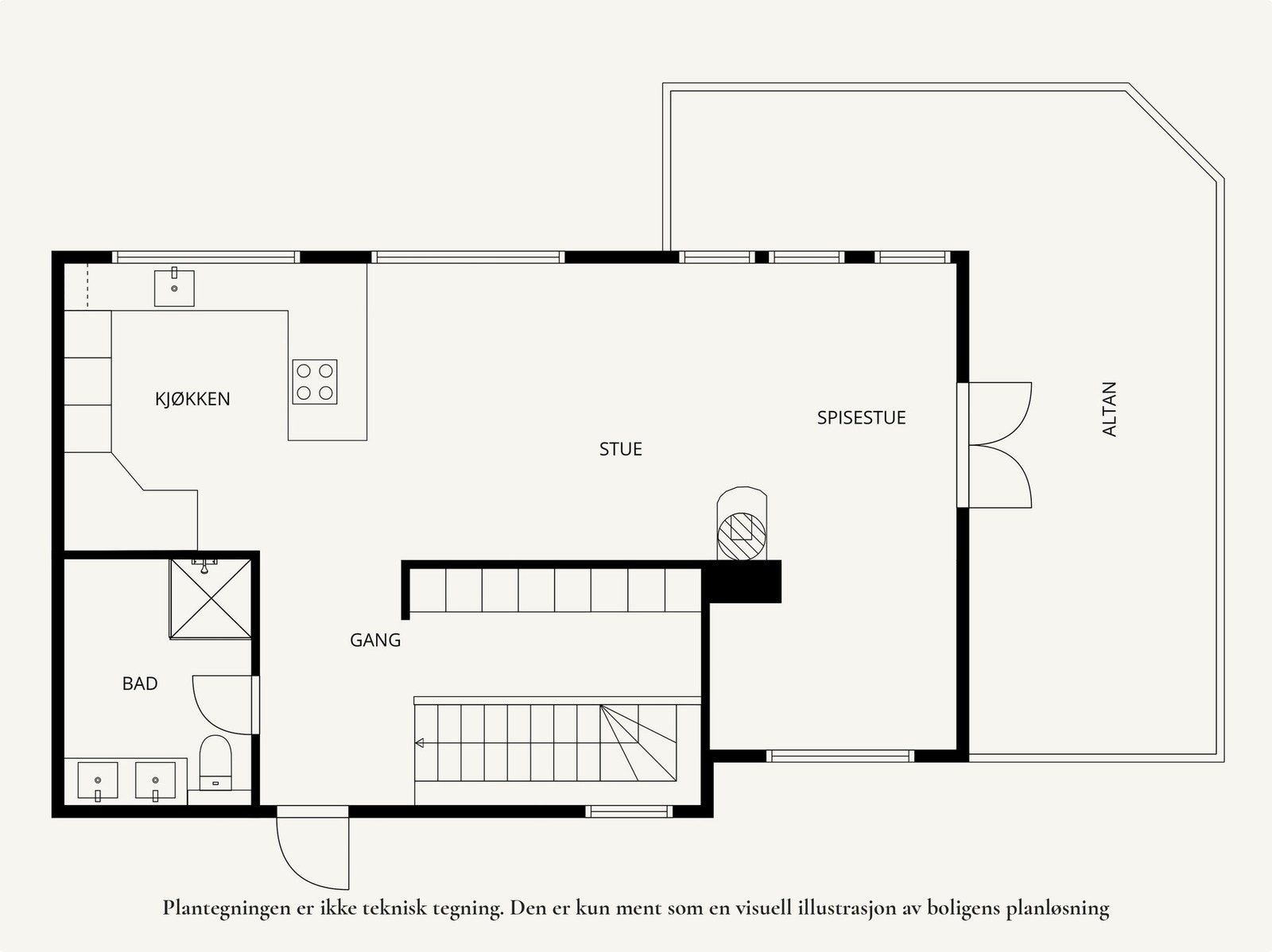 Plantegning 2.etasje. Galleribilde