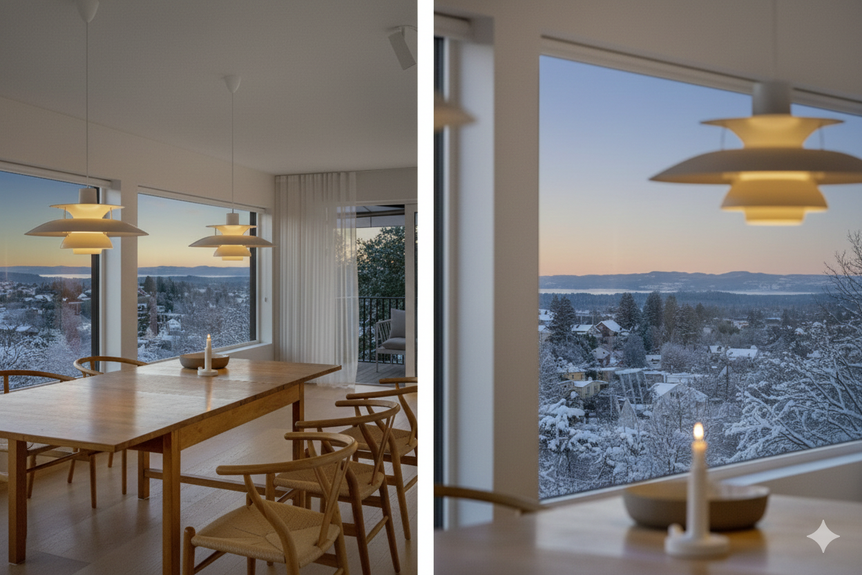 Vidstrakt, nydelig utsikt fra eiendommen Galleribilde