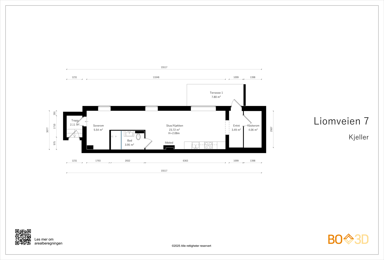 Plantegning kjeller Galleribilde