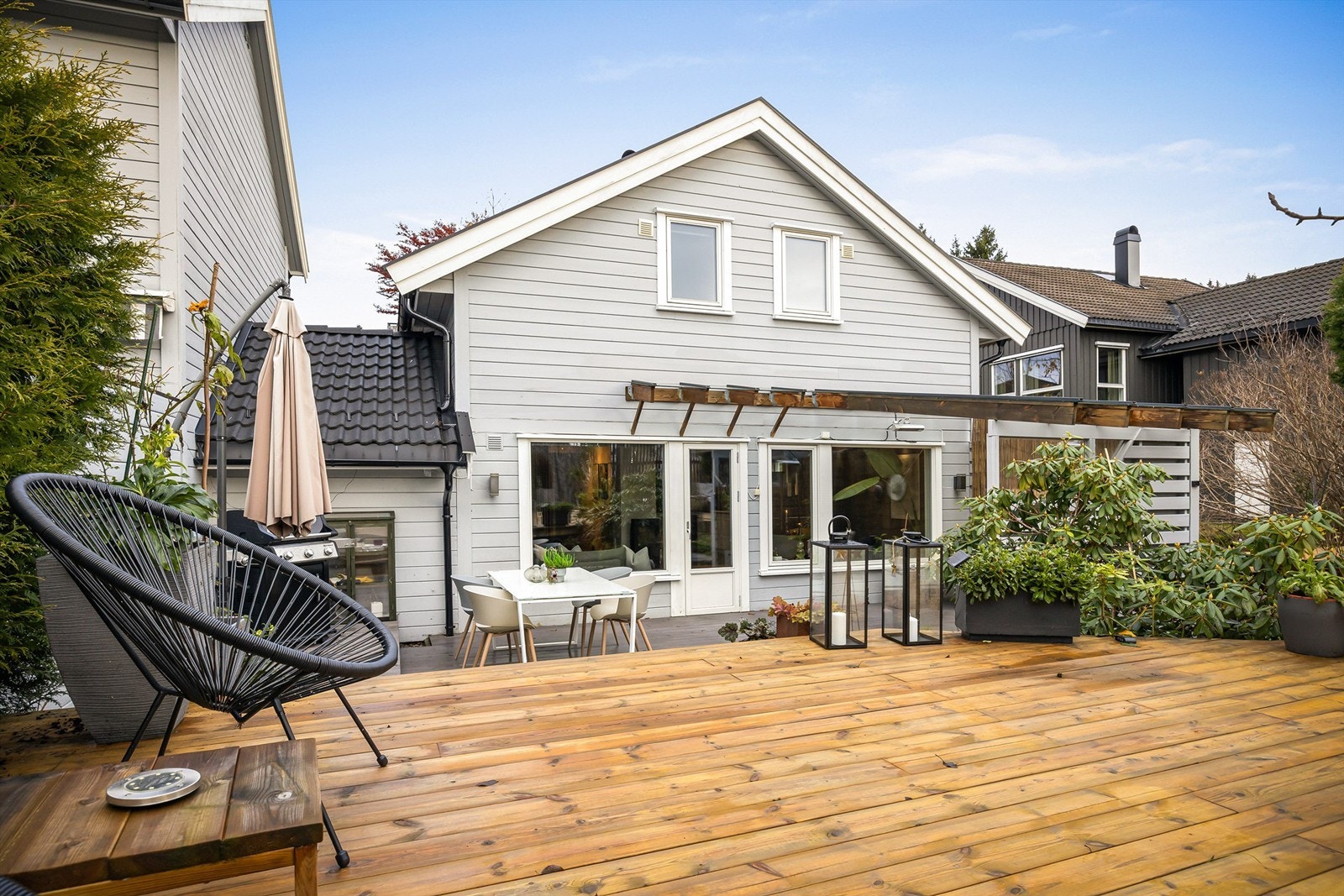 Flott intern beliggenhet i enden av boligfeltet og innerst i blindvei Galleribilde