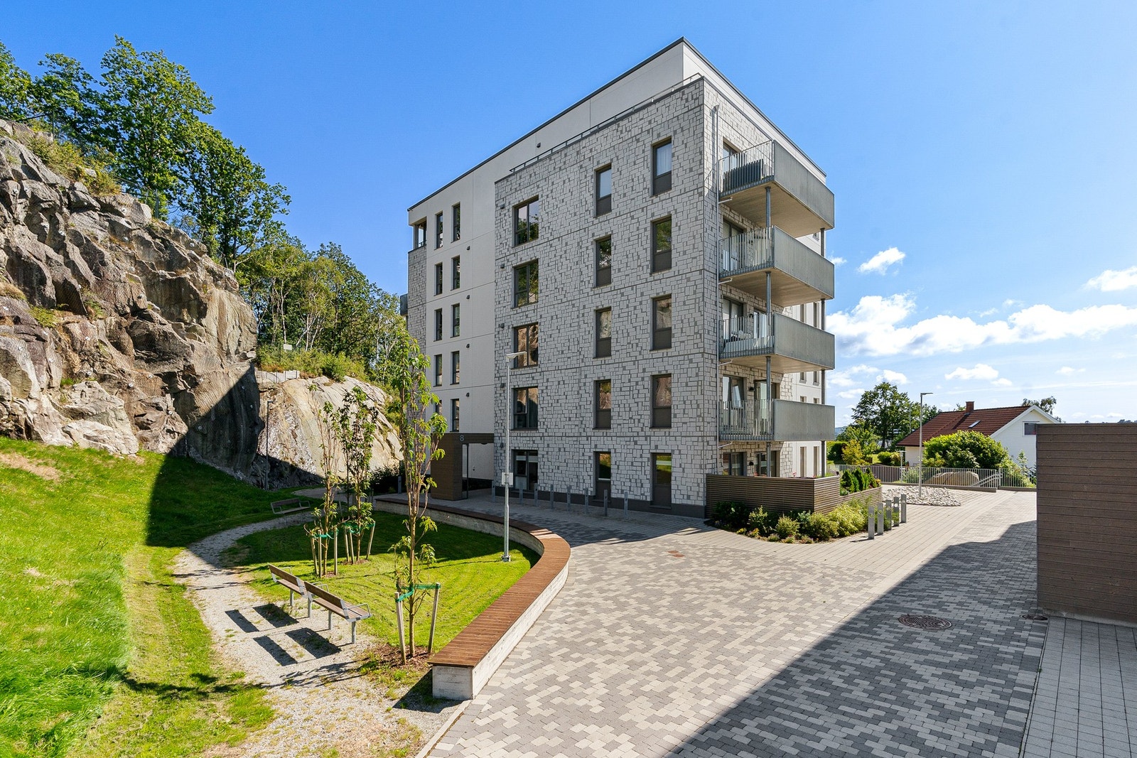 Pent opparbeidet fellesareal Galleribilde