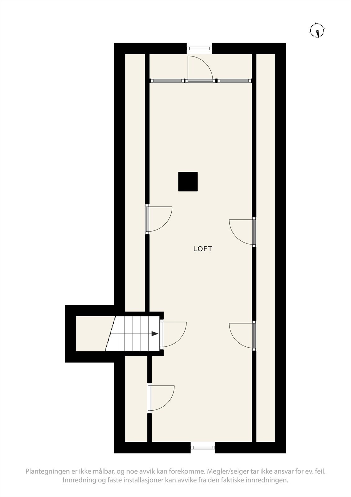 Plantegninger loft Galleribilde