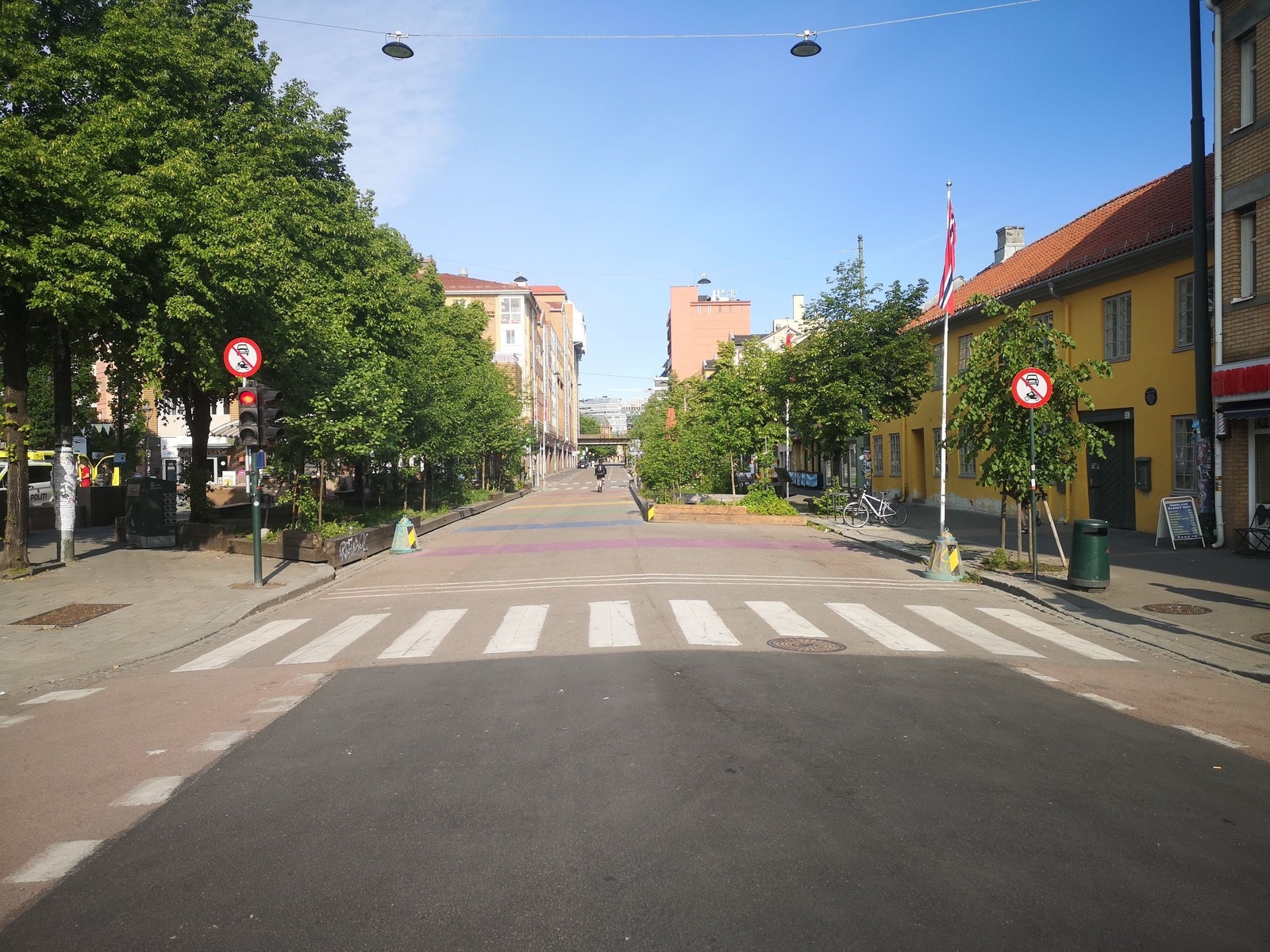 Gata Grønland sett i retning mot Brugata/Storgata. Galleribilde