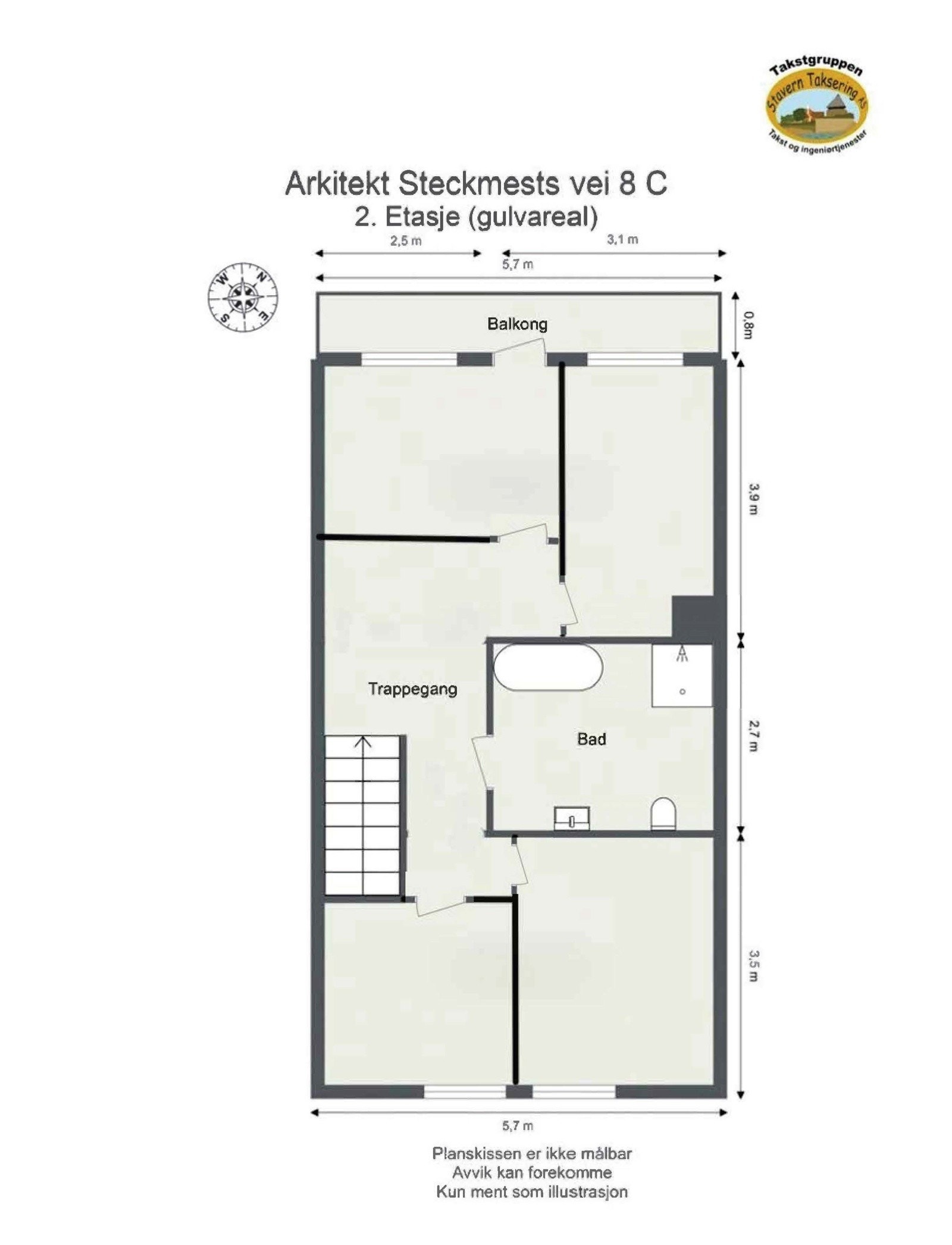 Alternativ plantegning 2. etasje. Galleribilde