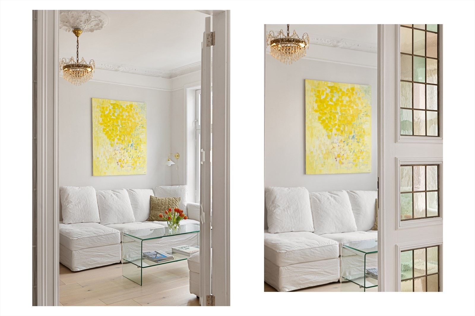 Stue/TV-stue ligger på tvers av kjøkkenet gjennom glassdørene, og er det perfekte rommet for avkobling. Galleribilde