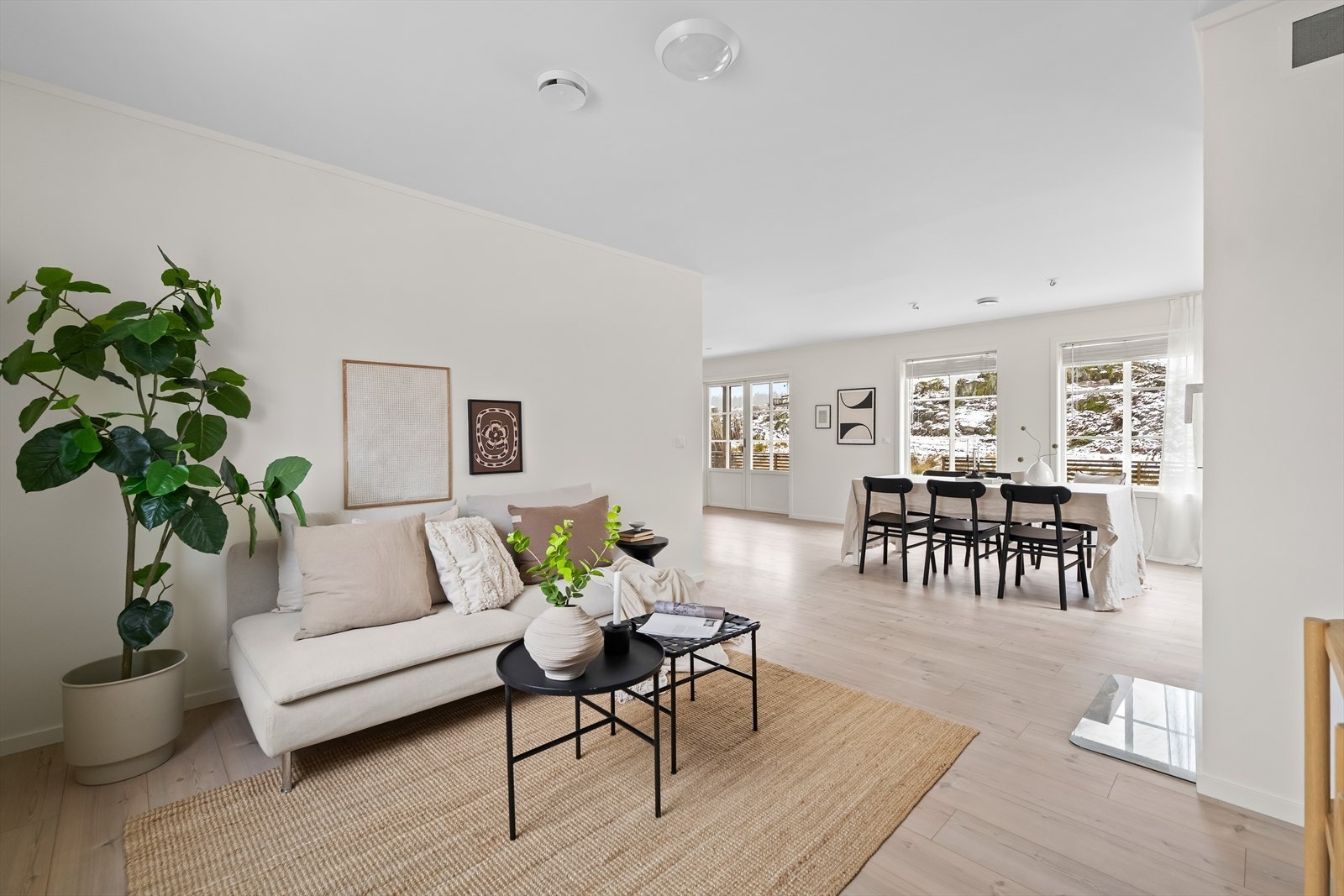 Utformingen gjør det enkelt å møblere etter eget ønske. Galleribilde