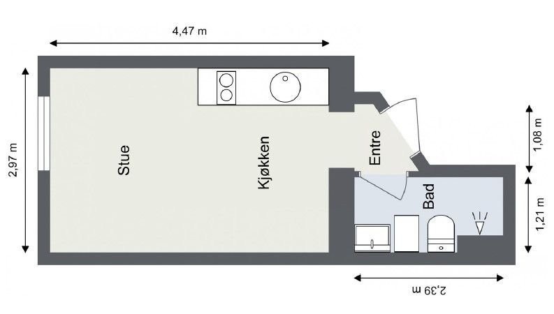 Det medfølger også en kjellerbod på cirka 4 kvadratmeter Galleribilde