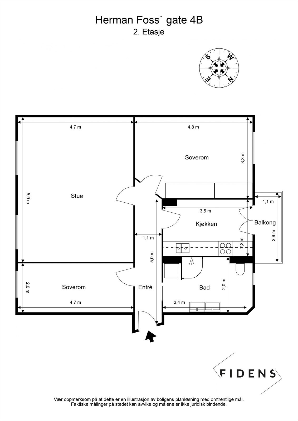 Plantegning. Galleribilde