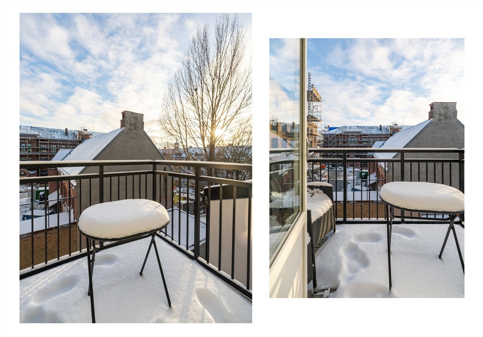 Trivelig balkong fra 2023, vendt mot øst. Galleribilde