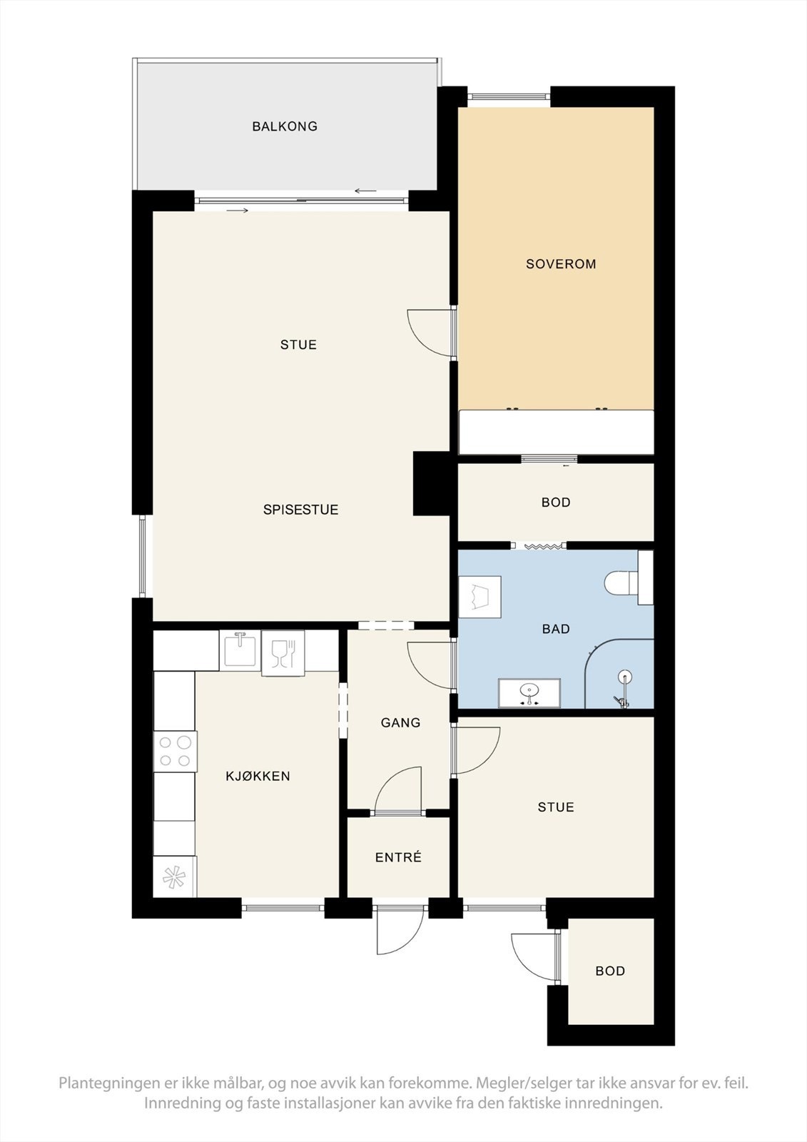 Plantegning Galleribilde