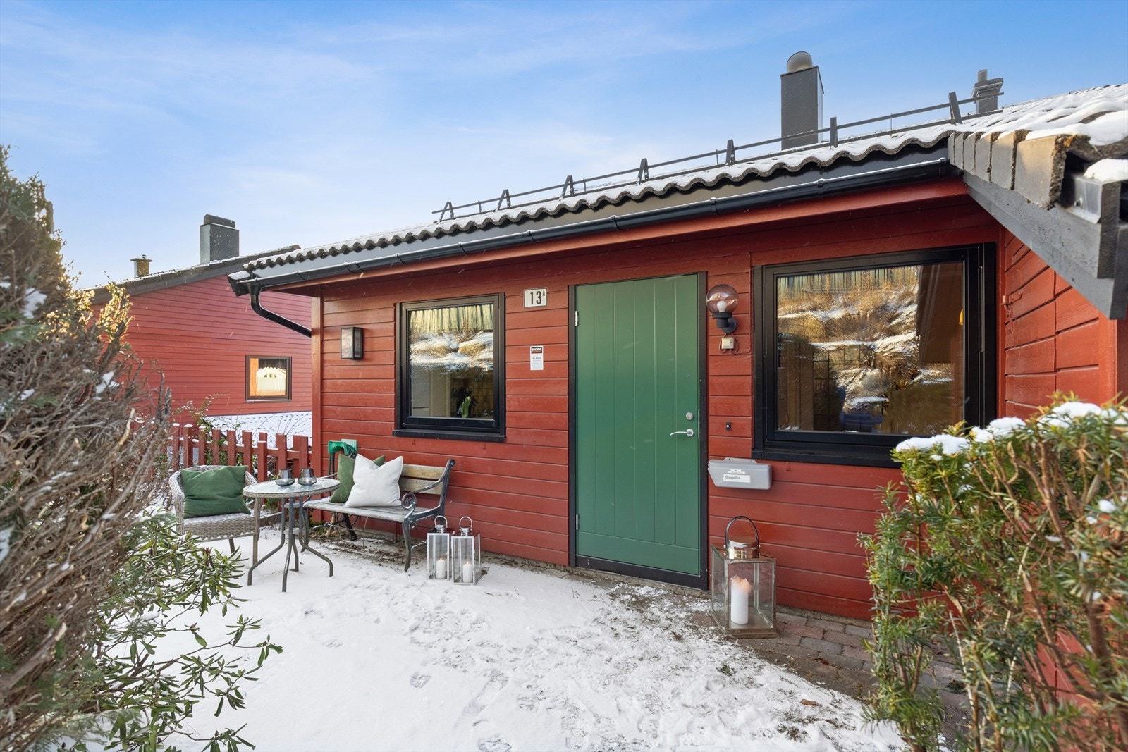 Det er lagt varmekabler under hellene. Galleribilde