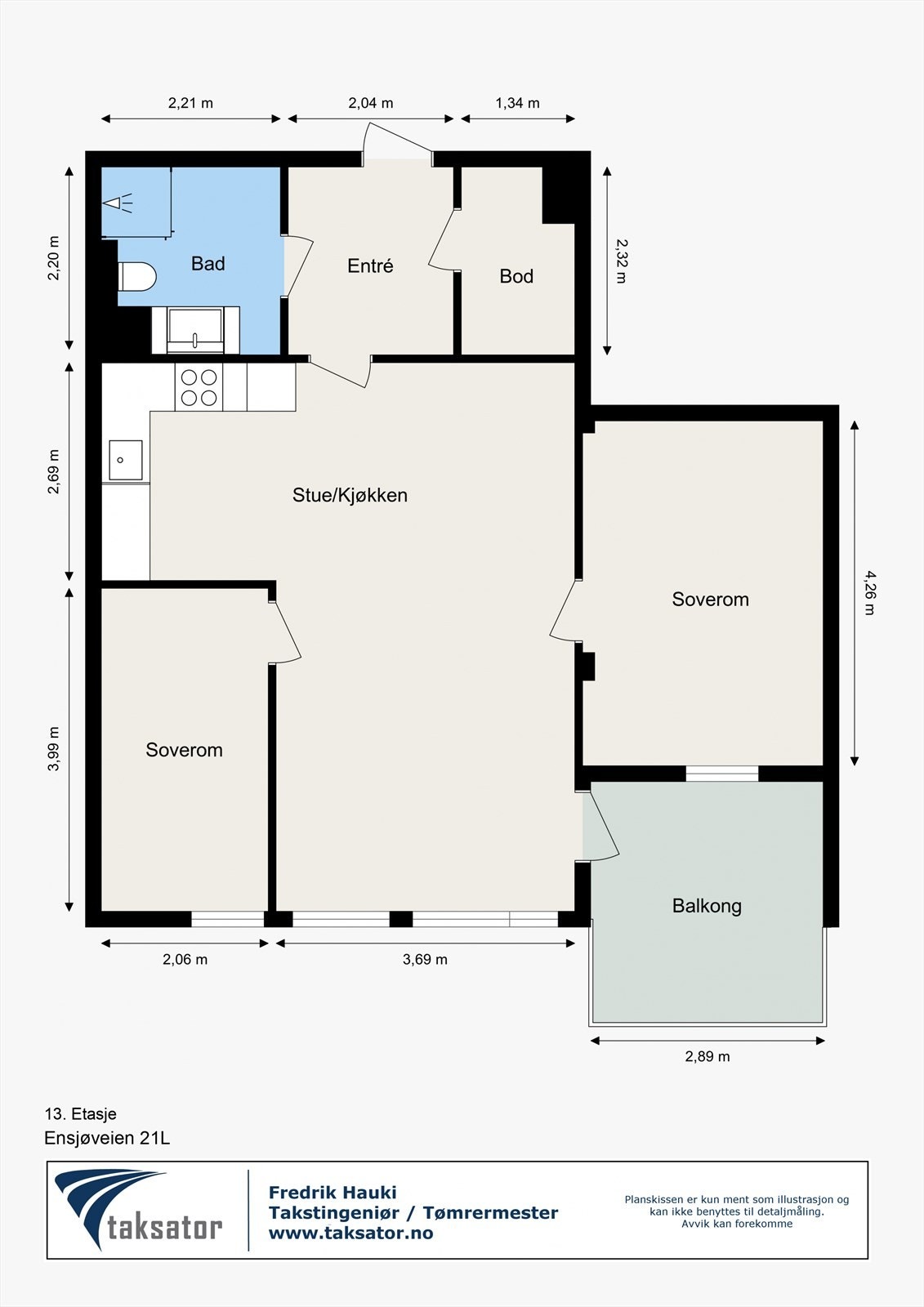 Plantegning Galleribilde