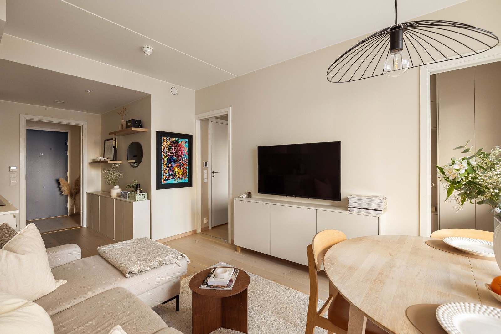 Arealeffektiv planløsning med mange gode løsninger Galleribilde