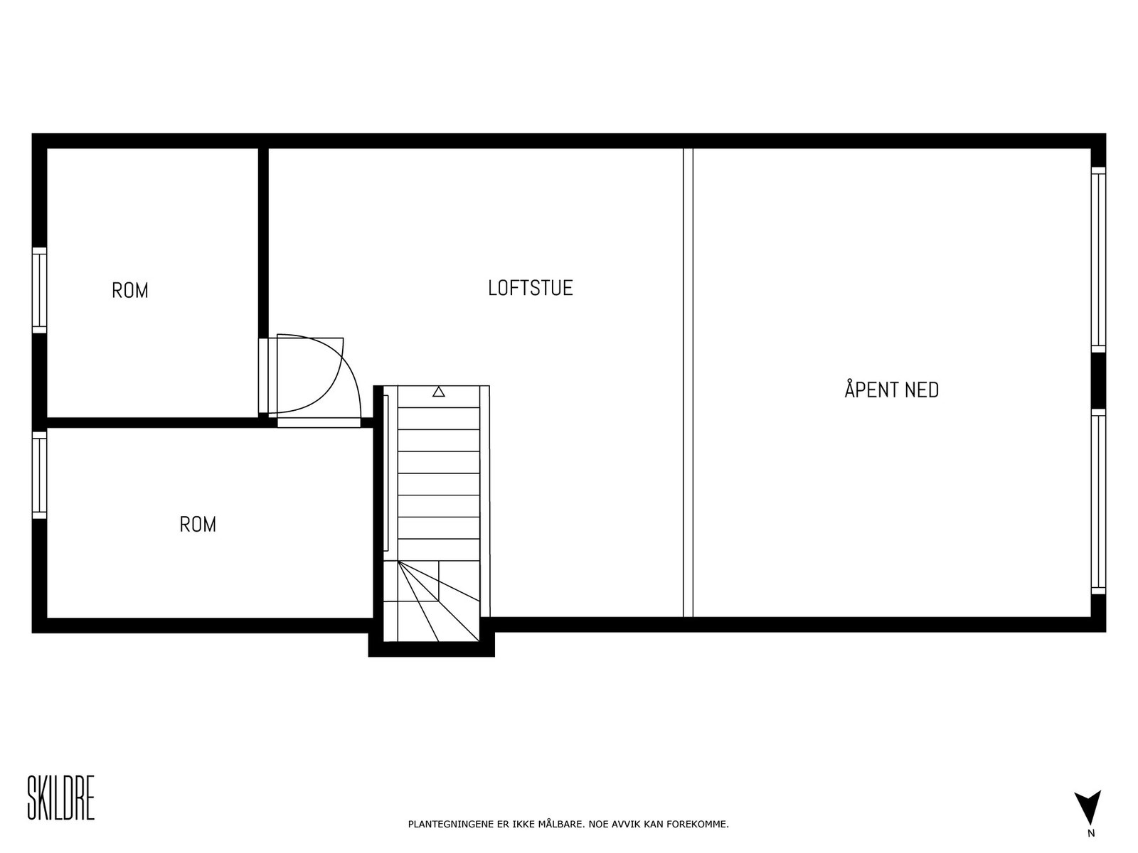 Plantegning hemsetasje Galleribilde
