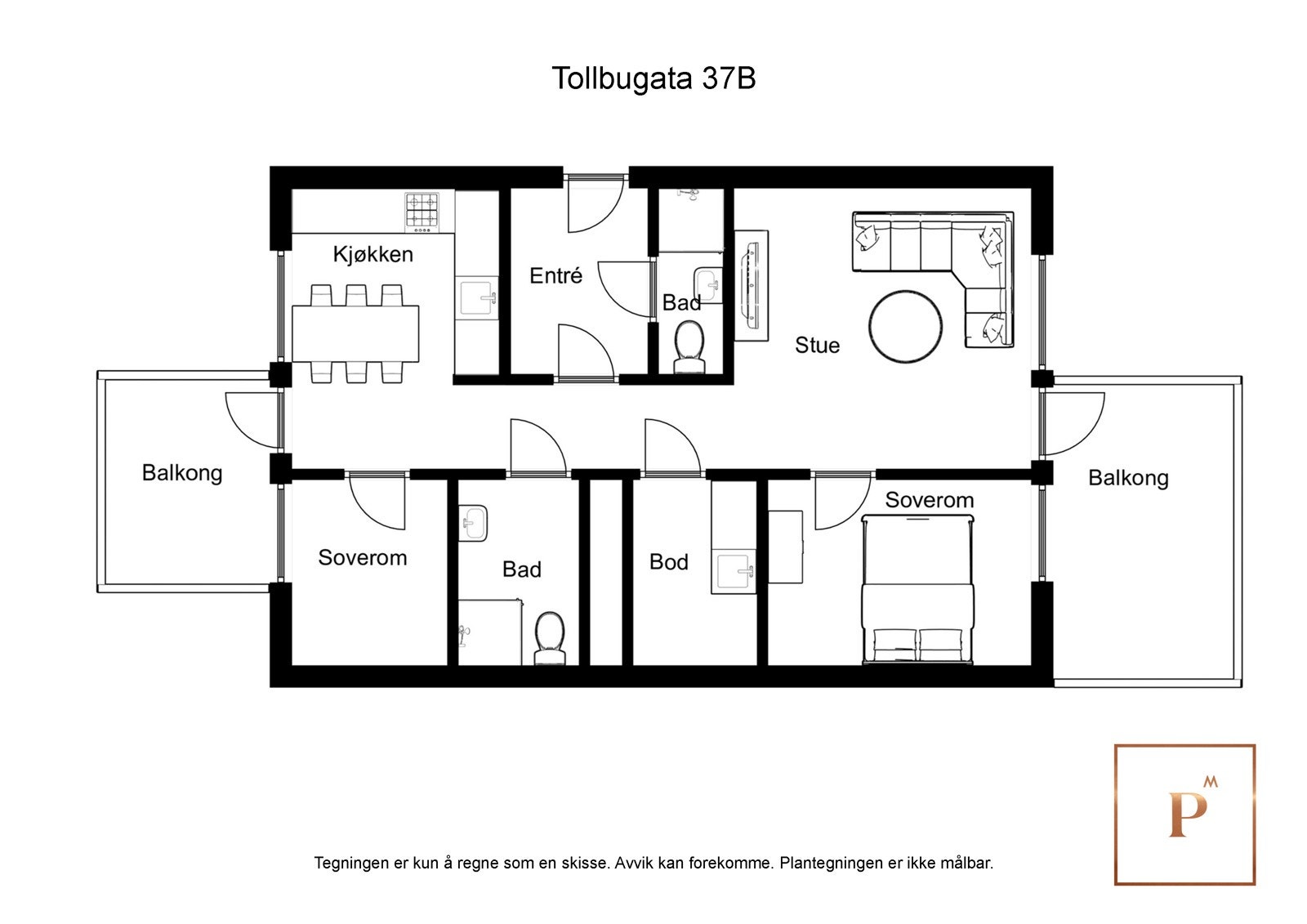 Plantegning Galleribilde
