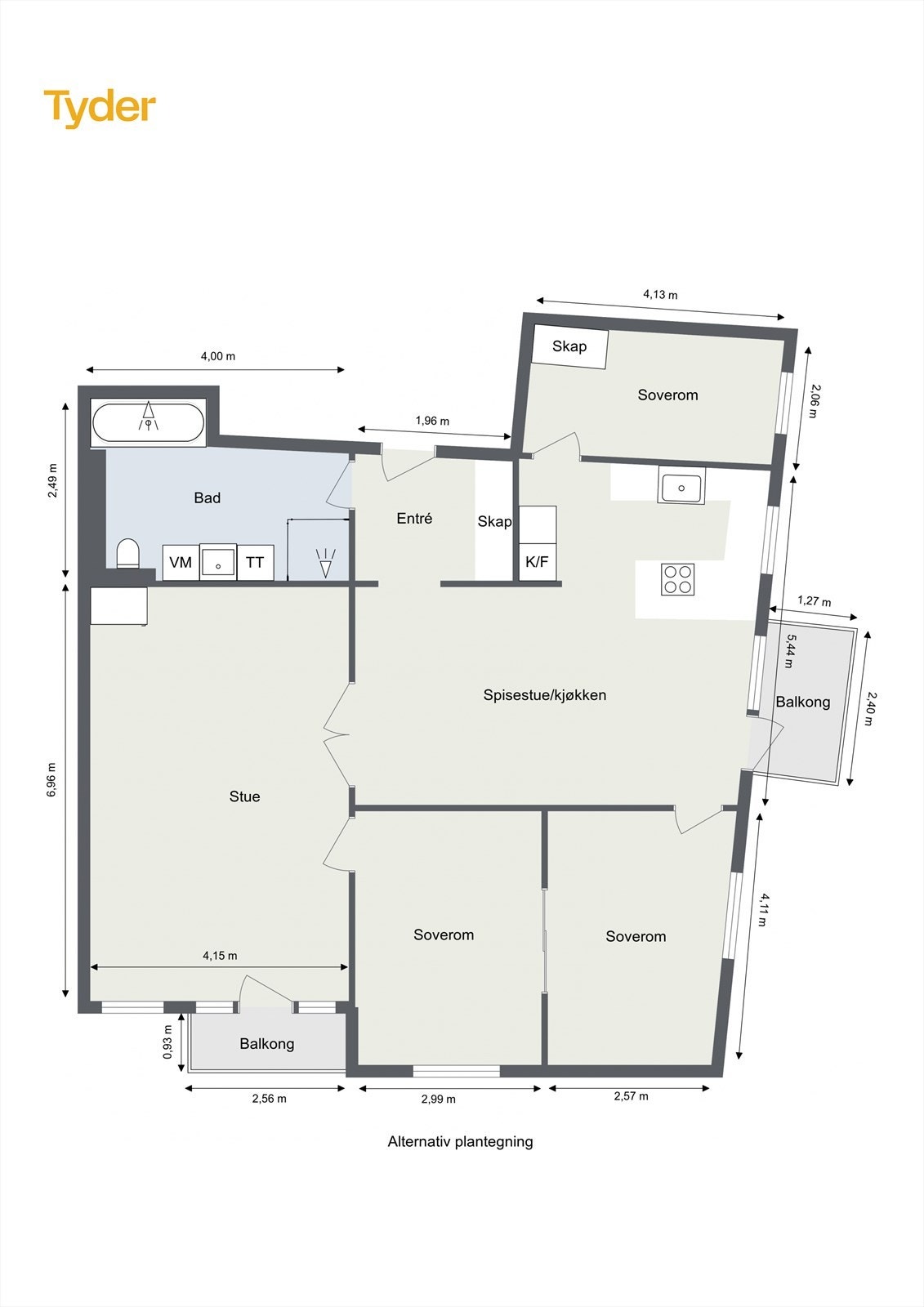 Plantegning II Galleribilde