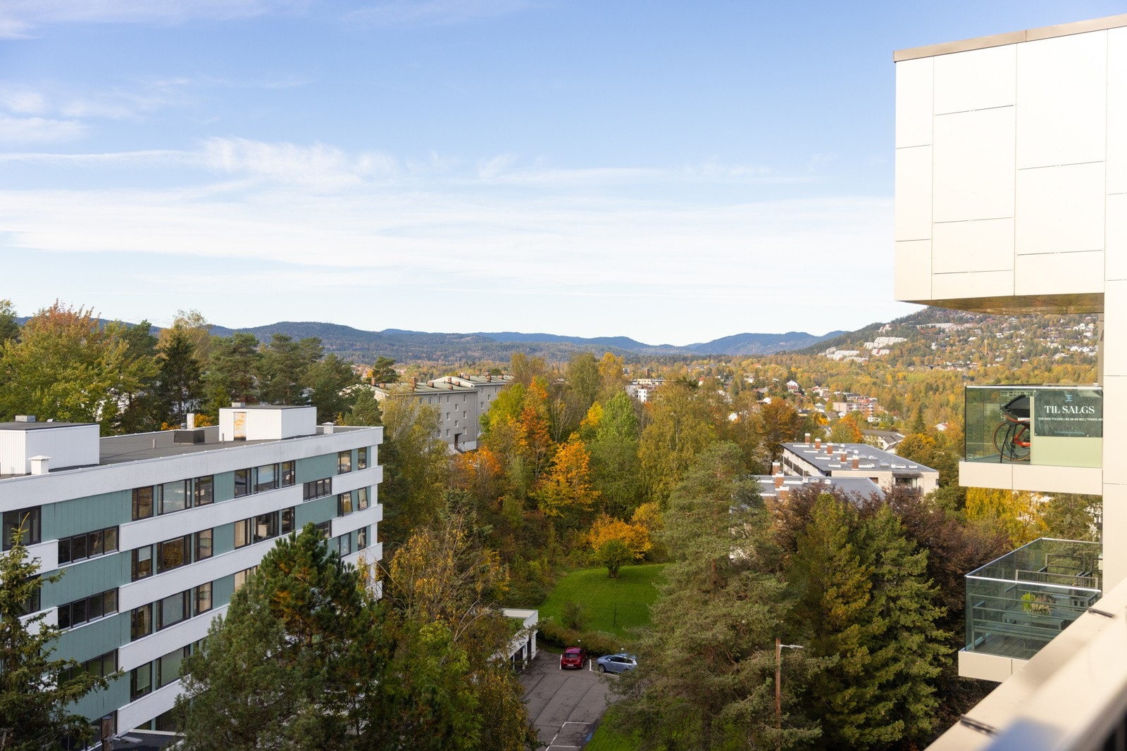Takterrassen har en helt rå utsikt og prima solforhold. Galleribilde