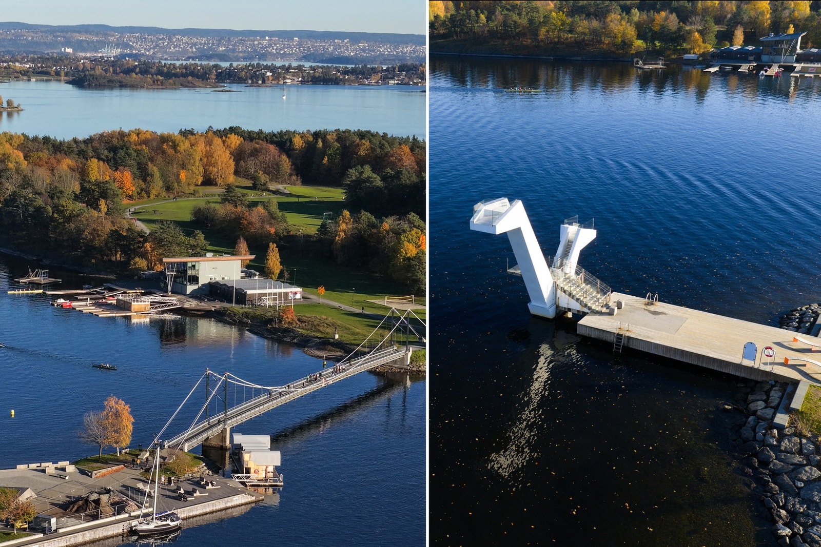 Det er flotte bade- og turmuligheter i området. Blant annet Kadettangen og Kalvøya Galleribilde