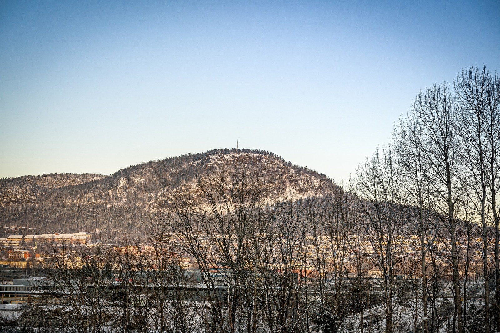 Fantastisk utsikt til Kolsås og Kolsåstoppen. Sol fra soloppgang til 15.30, deretter fra 18.30 til solnedgang Galleribilde
