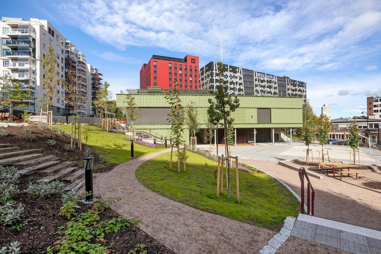 Aktivitetsparken på Løren - åpnet høsten 2025 Galleribilde