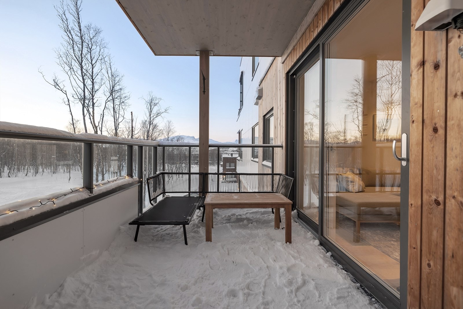 Sørvendt overbygget veranda Galleribilde