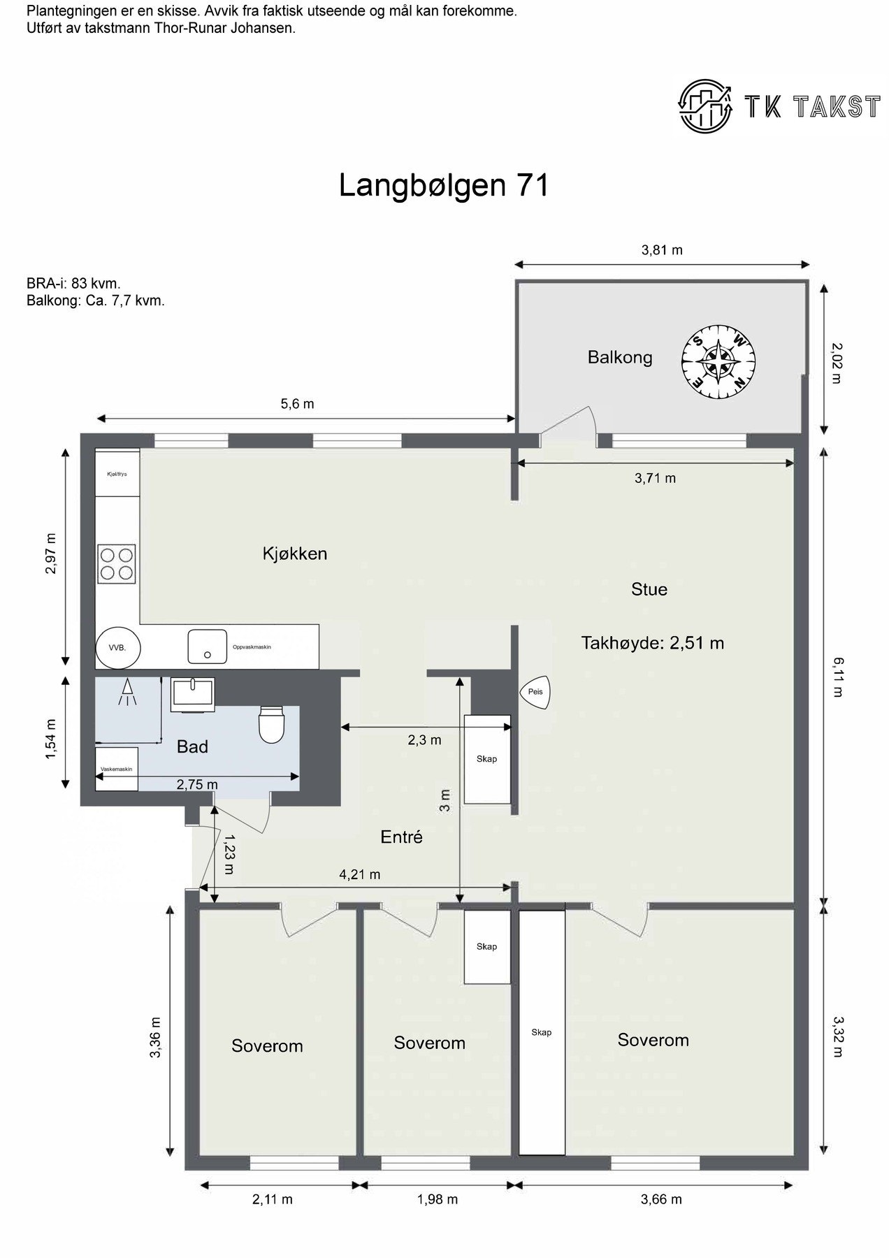 Plantegning Galleribilde