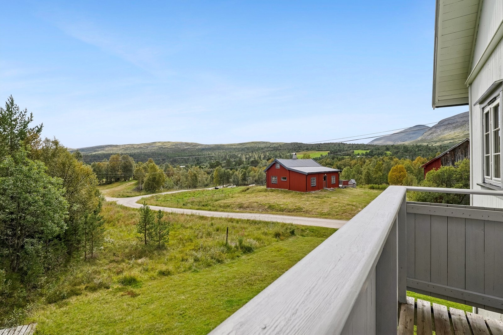 Utsikt fra soverommets balkong Galleribilde