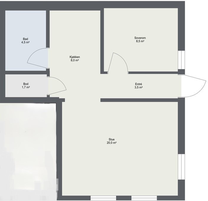 Plantegning Galleribilde