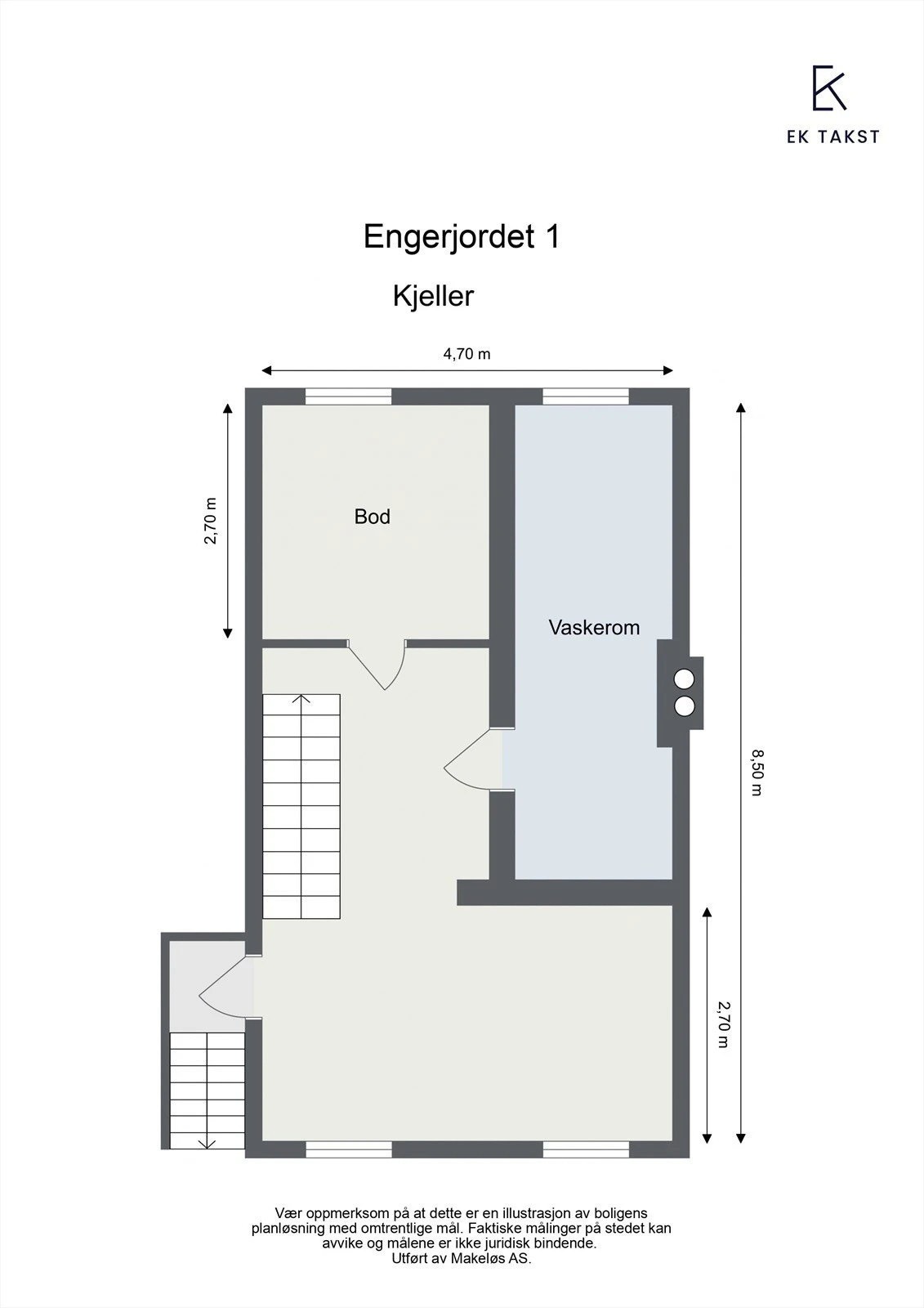 Plantegning kjeller Galleribilde