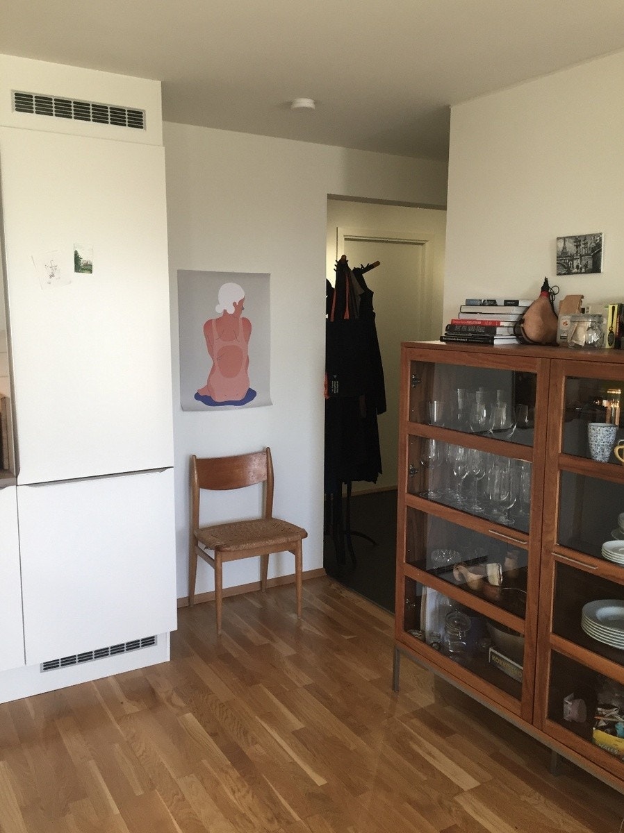 Godt med lagringsplass på kjøkkenet. Galleribilde