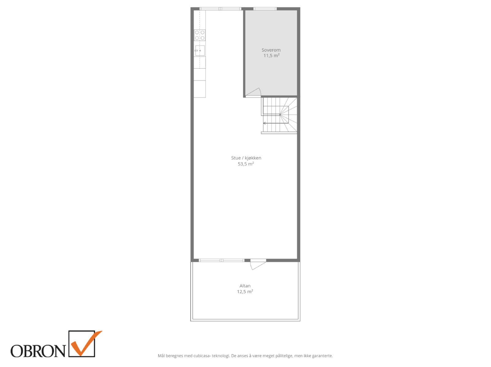 Planskisse 2. etasje. Galleribilde