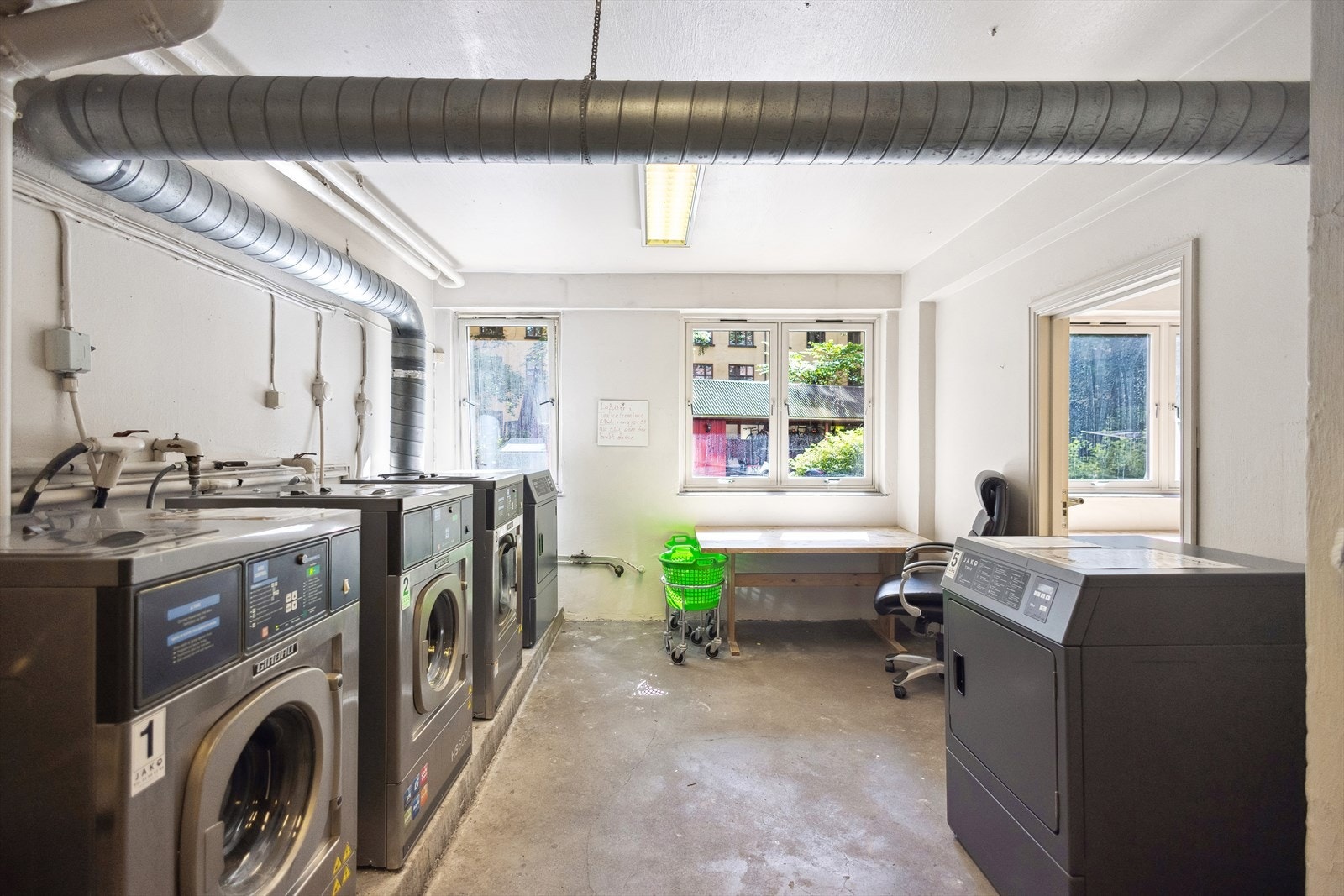 Har du en storvask på gang kan også fellesvaskeriet benyttes Galleribilde