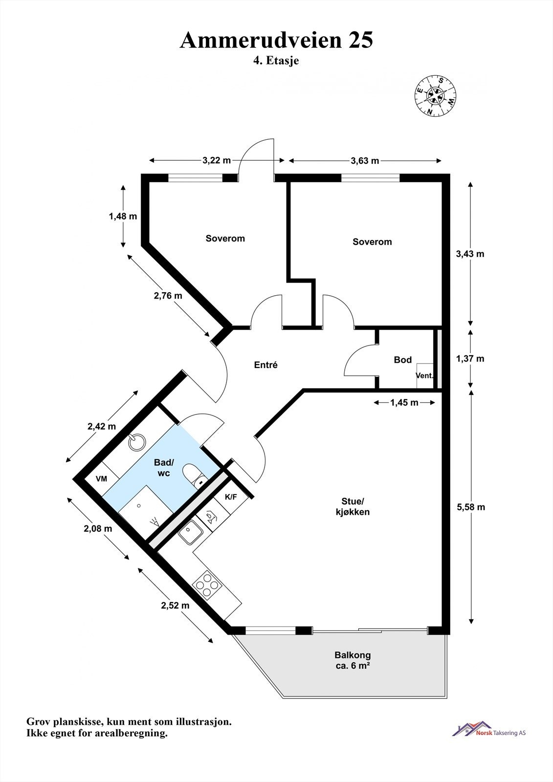 Planskisse Galleribilde