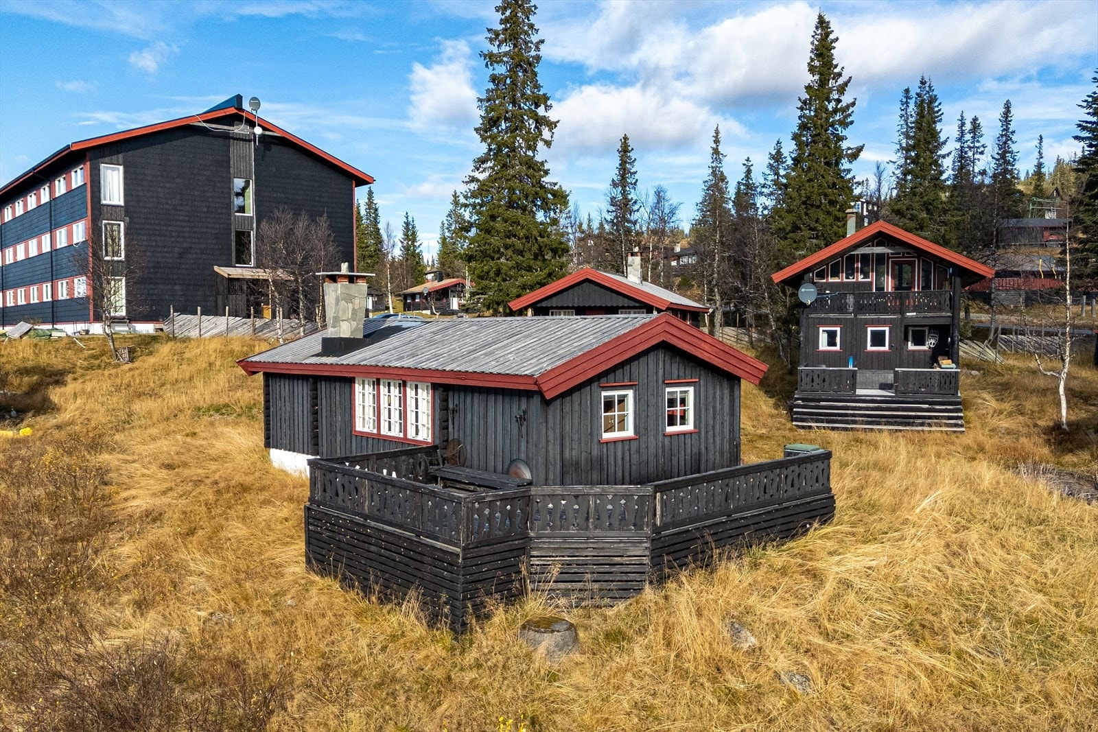 Fritidsbolig i tømmer. Galleribilde